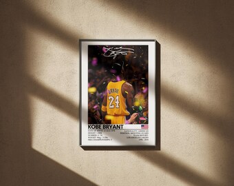 Kobe Bryant Wall Art: Lakers NBA Legend