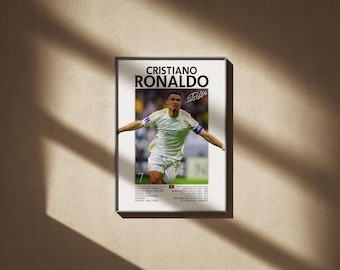 Cristiano Ronaldo Poster – CR7 Football Art (Digital Download)