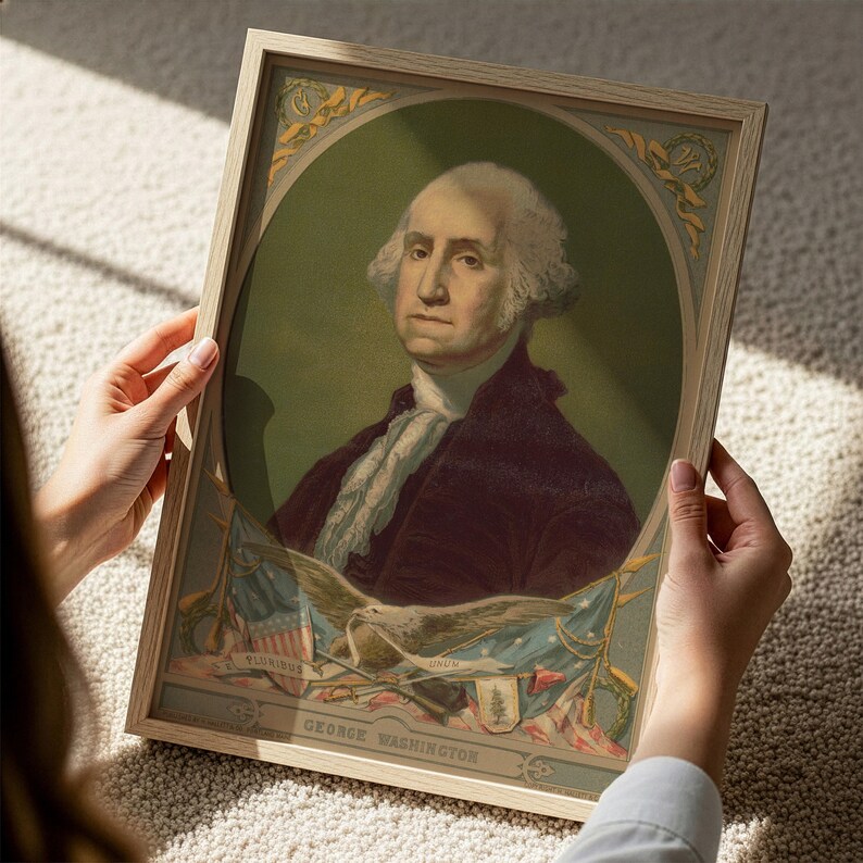 Timeless George Washington Portrait Painting | Western Americana Wall ...