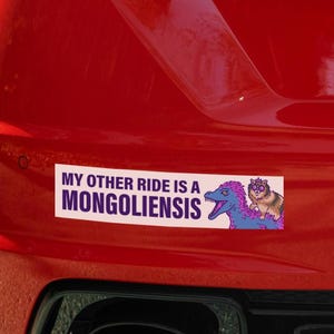 Mongo Bumper Sticker or Magnet • Dungeon Crawler Carl Decal for Book Lovers • Princess Donut Sticker • Hand-designed • No AI