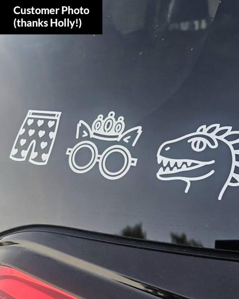 Dungeon Crawler Carl Car Decal • Carl's Heart Boxers, Princess Donut, Mongo, Katia, Prepotente, Samantha Stickers • Hand-designed • No AI bild 8