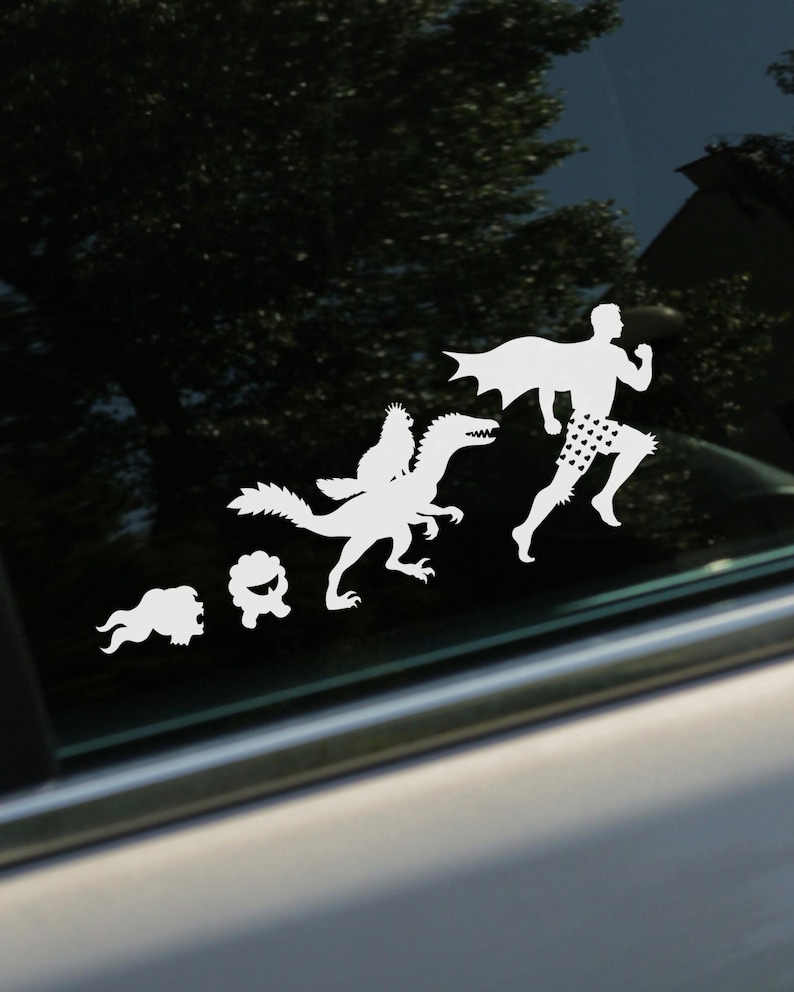 Dungeon Crawler Carl Car Decal • Carl, Princess Donut, Mongo, Scolopendra, Bigs, Samantha, Rend Window Stickers • Hand-designed • No AI Set of 4 stickers