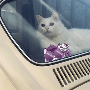 Princess Donut Window Decal • Dungeon Crawler Carl Car Decal • Bumper Sticker • Hand-drawn • No AI image 3