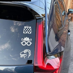 Dungeon Crawler Carl Car Decal • Carl's Heart Boxers, Princess Donut, Mongo, Katia, Prepotente, Samantha Stickers • Hand-designed • No AI bild 6