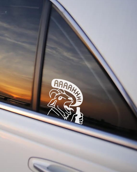 Prepotente Window Decal • Pony Dungeon Crawler Carl Car Decal • White Outline Bumper Sticker • Hand-drawn • No AI
