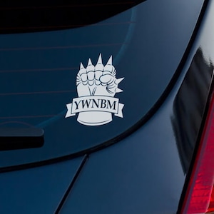 You Will Not Break Me • Dungeon Crawler Carl Car Decal • DCC Sticker • White Vinyl • Hand-drawn • No AI bild 2
