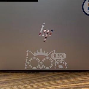 Princess Donut Window Decal • Dungeon Crawler Carl Car Decal • White Outline Bumper Sticker • Hand-drawn • No AI image 5