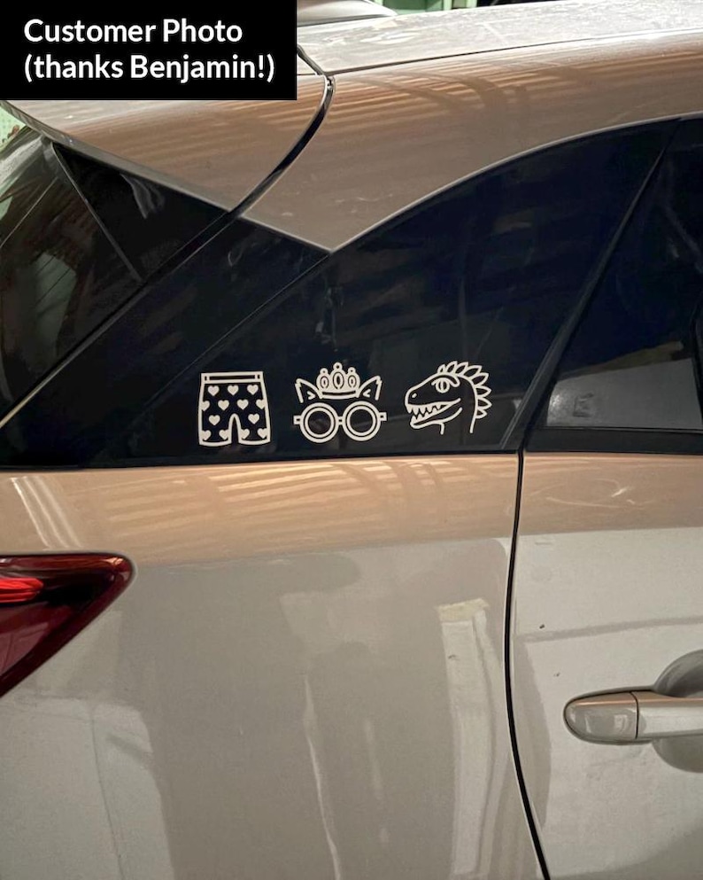 Dungeon Crawler Carl Car Decal • Carl's Heart Boxers, Princess Donut, Mongo, Katia, Prepotente, Samantha Stickers • Hand-designed • No AI bild 9