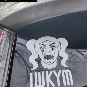 Samantha Dungeon Crawler Carl Car Decal • I Will Kill Your Mother Sticker • Psamathe DCC • White Vinyl • Hand-drawn • No AI image 5