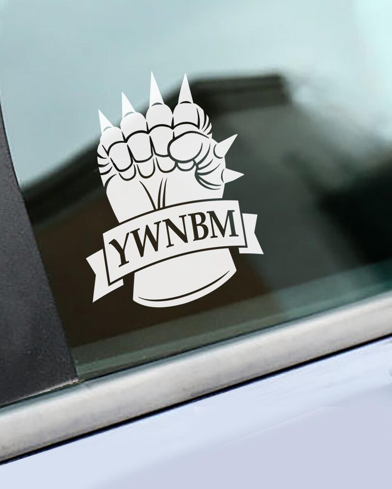 You Will Not Break Me • Dungeon Crawler Carl Car Decal • DCC Sticker • White Vinyl • Hand-drawn • No AI bild 3