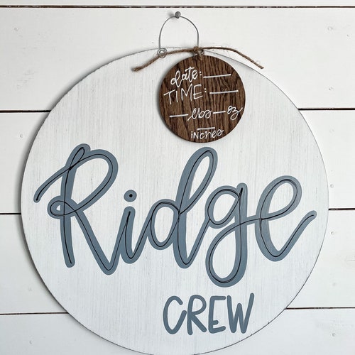 Rustic Bear // Hospital Door Hanger for Boys Gray Brown // Etsy