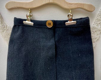 Schwarzer Jeansrock für 18 "Puppen