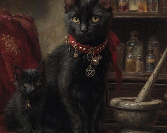 The Potion Master's Cat and her Kitten