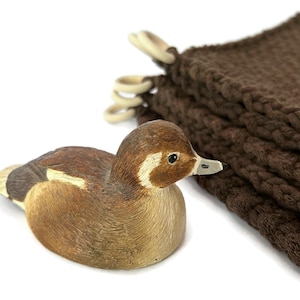 ONE Woven Potholder, Gift for Dad, Choice of 3 Fall Colors, Handmade Potholder with Wood Ring