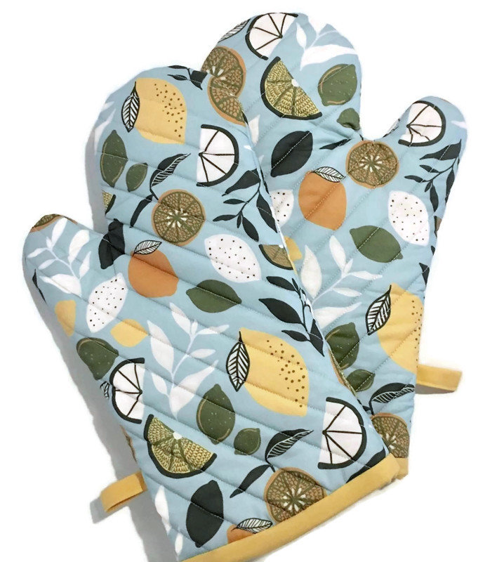 Lemon Fresh Oven Mitt Gift for Mom Modern Kitchen Glove -  New Zealand