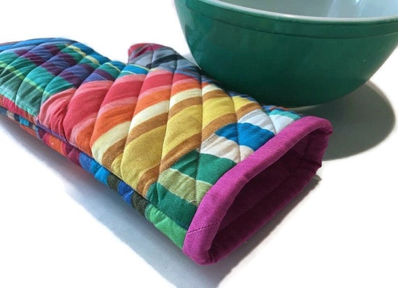 Colorful Mod Stripes Oven Mitt, Homeware for Kitchen