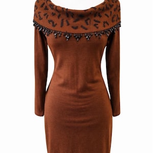 Beaded Sweater Dress - Etsy