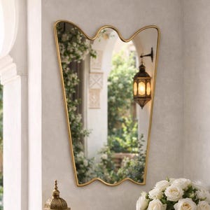 Vintage Segmented Mirror - Etsy