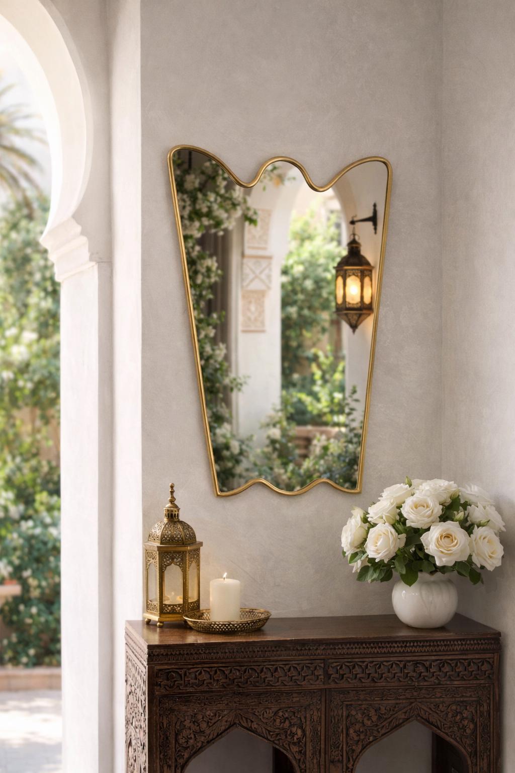 Vintage Segmented Mirror - Etsy