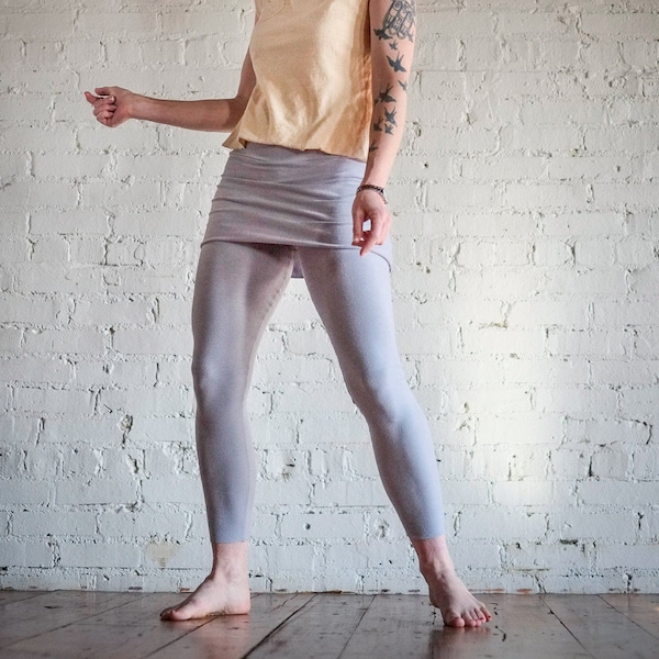 Surya Leela Hemp Skirted Capri Leggings