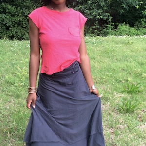 Swirl Power Skirt - Hemp Organic Cotton Skirt