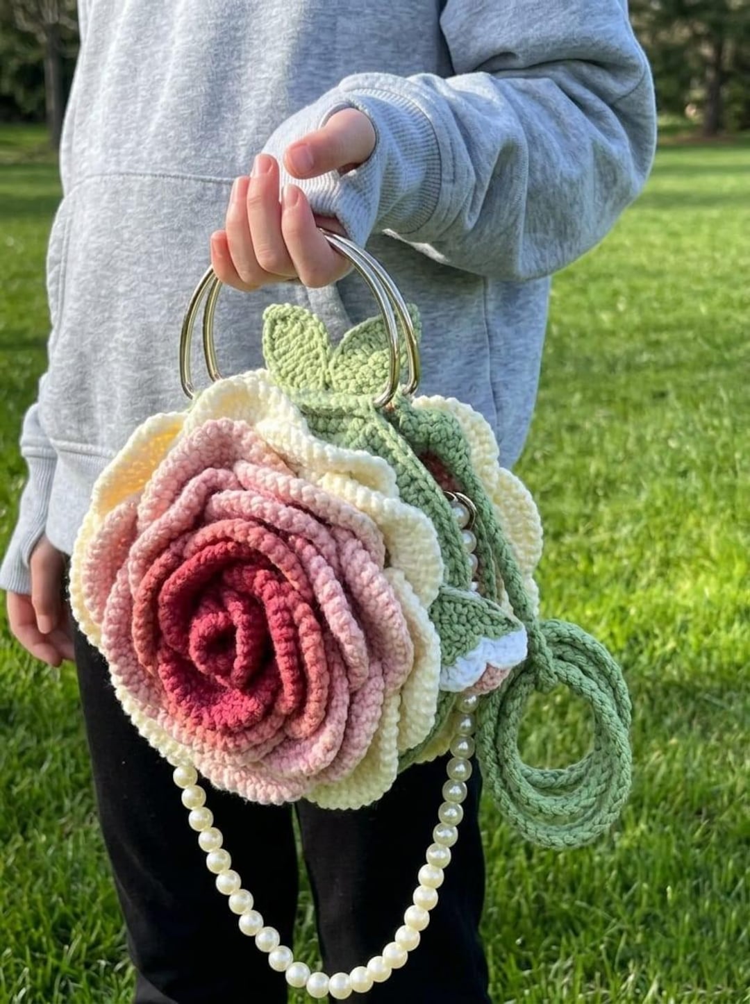 バッグ Flower pattern mini boston bag il_1080xN.7756809434_qu7w.jpg