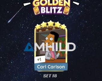 5-Star – Golden Blitz Monopoly GO Sticker/Card