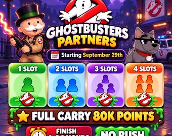 PARTNERS EVENT Full Carry 80K Points | Monopoly_Go