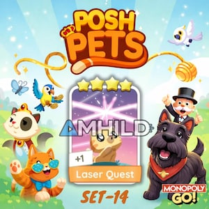 Laser Quest – MONOPOLY GO 4-Star Sticker