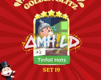 5-Star – Golden Blitz Monopoly GO Sticker/Card
