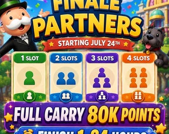 イベントパートナーは8万ポイントをフルキャリー | Monopoly_Go