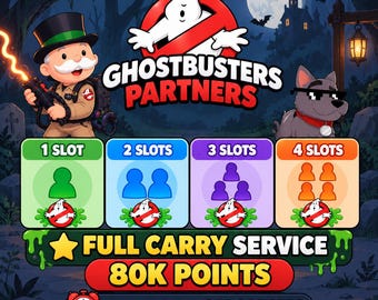 PARTNERS EVENT Full Carry Service 80K Points | Monopoly_Go