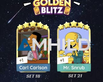 Golden Blitz Monopoly GO Sticker Pack