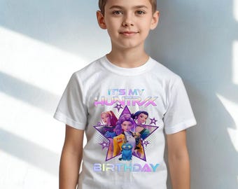 Personalized Hun-Trix Birthday Girl Tee - Matching Family Shirt-