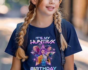 Custom Hun-Trix Birthday Girl Shirt - Personalized Anime Tee,