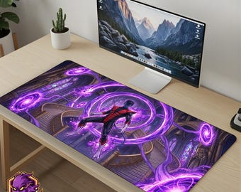 Nightcrawler Mouse Pad - X Men Desk Mat, Purple Gaming Playmat, XL Large Mousepad, TCG Card Game Mat, Aesthetic Setup Gift
