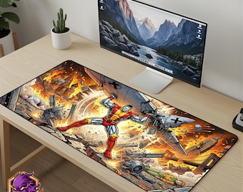 Colossus Mouse Pad X-Men Desk Mat Marvel Gaming Mousepad Superhero Desk Mat XL Mouse Pad Large Desk Mat Comic Action Mat