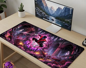 BAMF Mouse Pad Nightcrawler - X-Men Desk Mat Gaming Mousepad XL Mouse Pad Large Desk Mat Marvel Mutant Teleport Gamer Gift