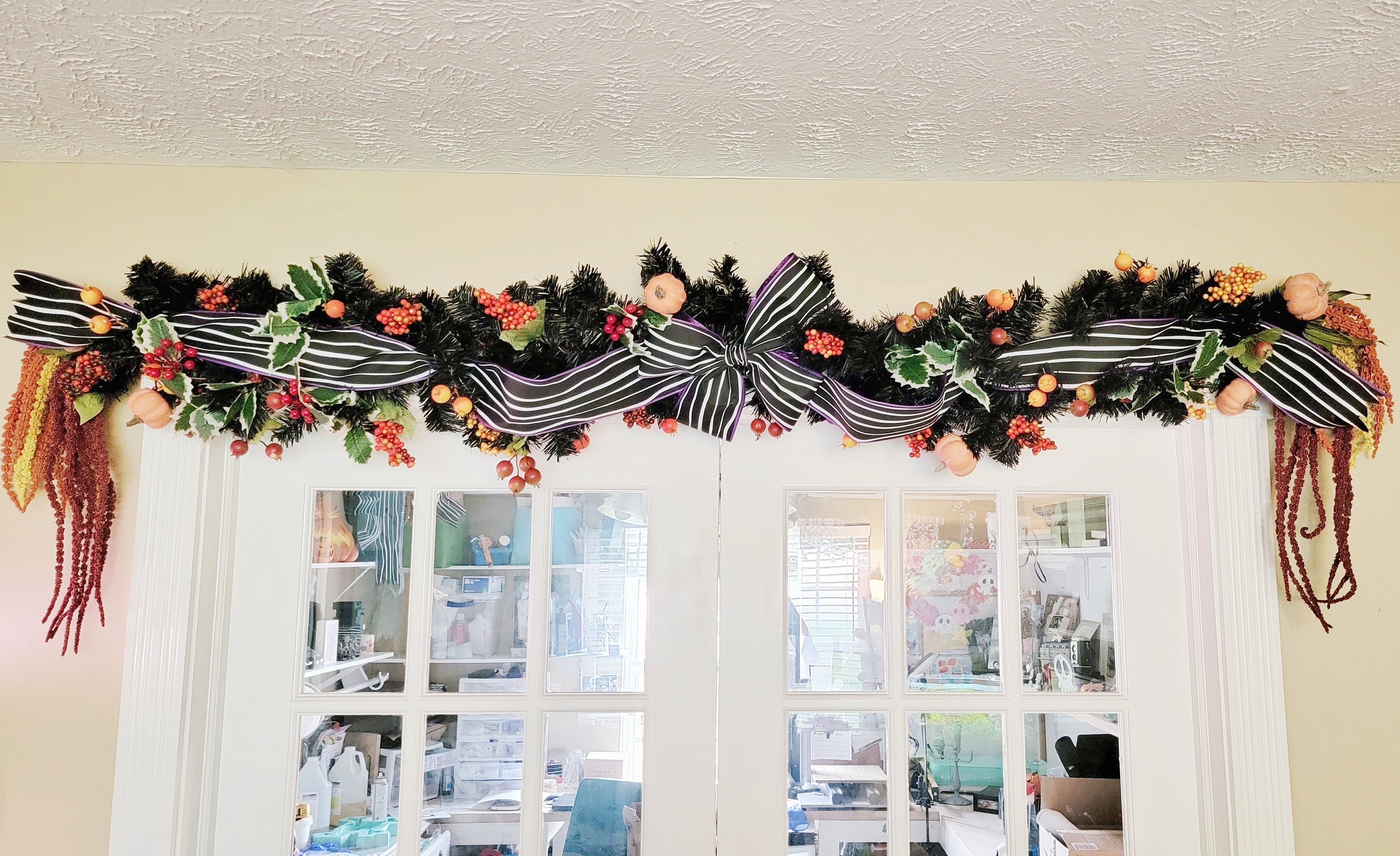 Deluxe Haunted Mansion Holiday style Garland