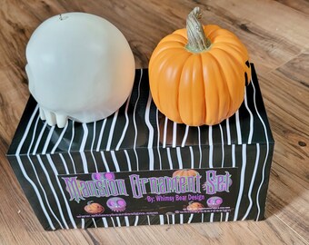 ホーンテッドマンション ホリデー スカル＆カボチャ オーナメント