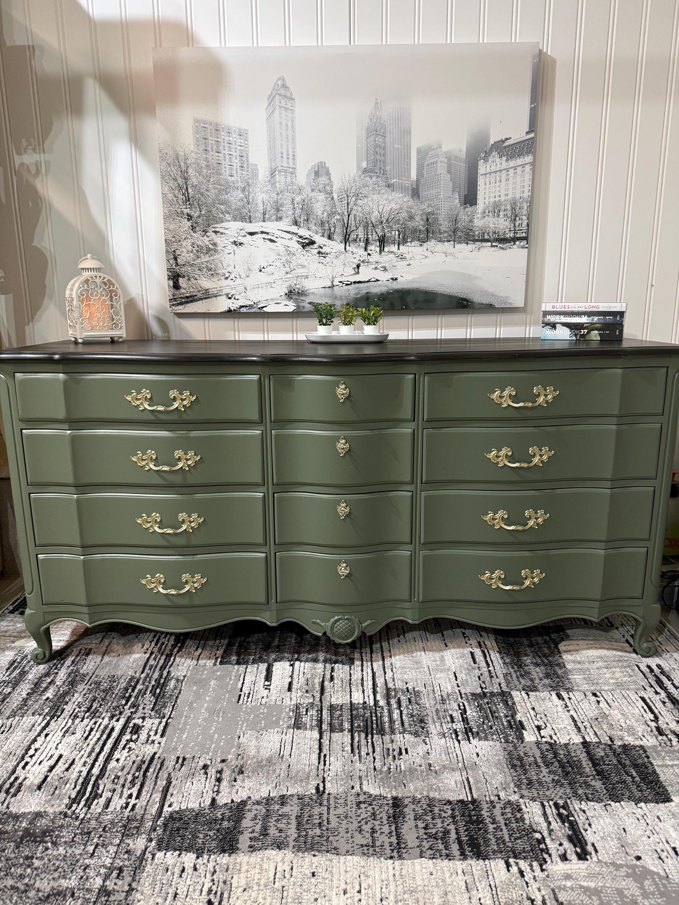 Sage Green Bedroom Dresser - Etsy