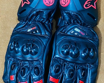 Guantes de cuero para motociclismo: GP Pro Full Gauntlet, unisex