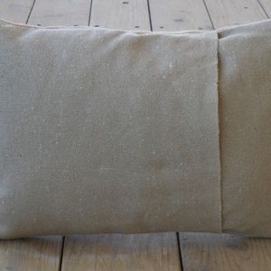 French Bee Burlap Pillow, Farmhouse Pillows, Fixer Upper Style image 3