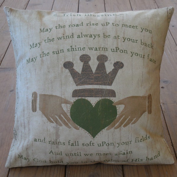 Irish Pillow Etsy
