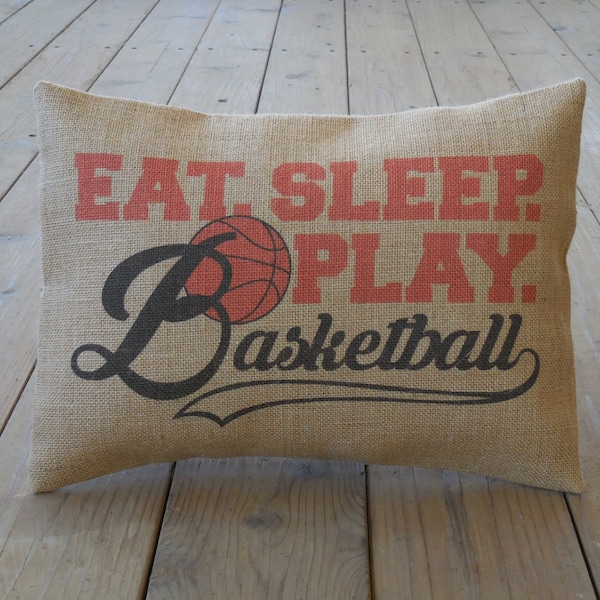 Basketball Pillow Etsy
