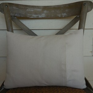 Almohada de guardería, Almohada Joshua 1, Decoración Shabby Chic, Almohadas de granja, Almohada inspiradora imagen 3