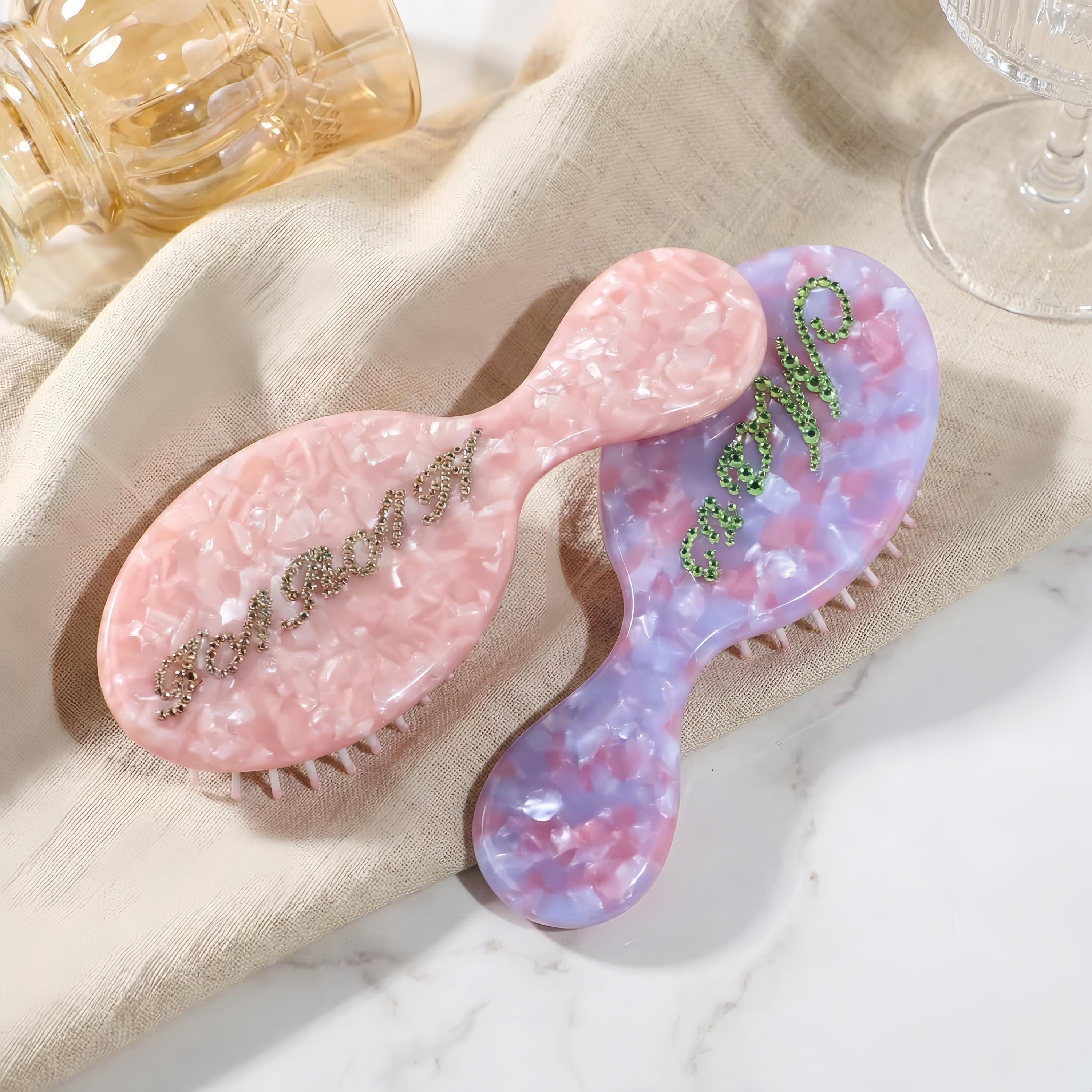Name Bedazzled Hairbrush - Etsy