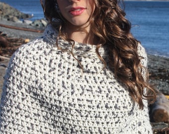 Crochet Capelet Pattern: 'Capelet & Boot Cuffs' Fall WinterFashion, Crochet Cape