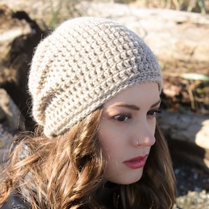 Crochet Cancer Hat Pattern: 'Matt's Cap', Chemo Hat, Adult Crochet Hat, Cancer Society image 1