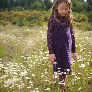 Crochet Pinafore Pattern: Crochet Jumper, Crochet Dress, Cora's Jumper image 5